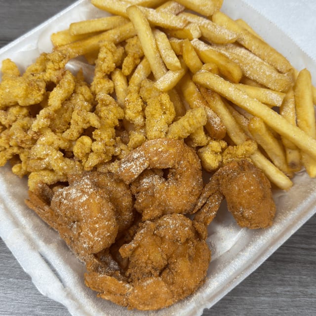 Conch & Jumbo Shrimp.