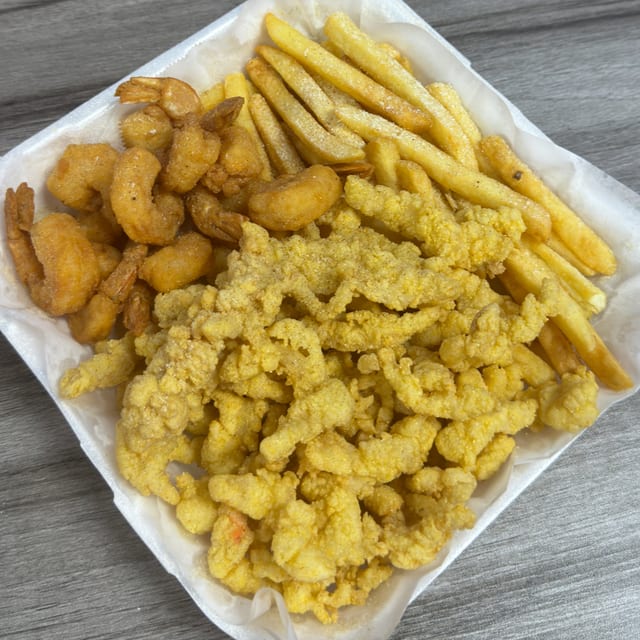 Conch & Shrimp.